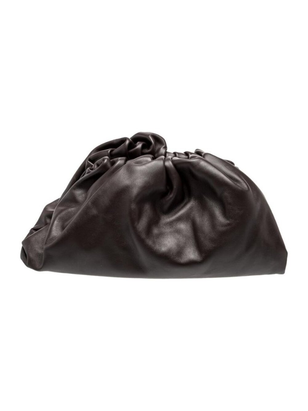 NWT - Bottega Veneta The Pouch Brown Leather Clutch Bag